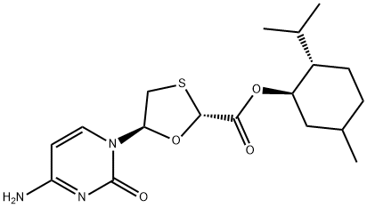 (1R,2S,5R)-Mentyl-(2R,5S)-5-(4-amino-2-oxo-2H-pyrimidin-1-yl)-[1,3]oxathiolane-2-carboxylic acid