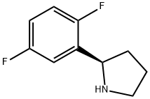 (2R)-2- (2,5-डिफ्लुओरोफेनाइल) पाइरोलिडाइन
