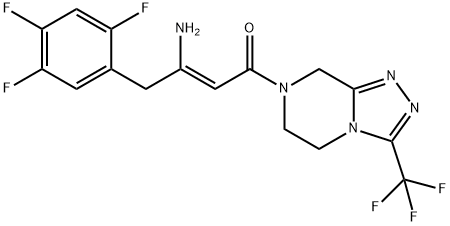 (2Z)-4-Oxo-4-[3-(trifluoromethyl)-5,6-dihydro-[1,2,4]triazolo[4,3-a]pyrazine-7(8H)-yl]-1- (2,4,5-trifluorophenyl) तर-2-en-2-amine