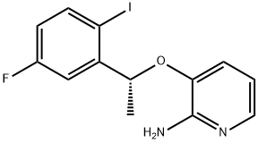 (R)-3-(1-(5-fluoro-2-iodophenyl)ethoxy) pyridin-2-amine