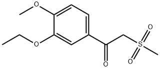 1-(3-Ethoxy-4-Methoxyphenyl)-2-(Methylsulfonyl) इथेनोन