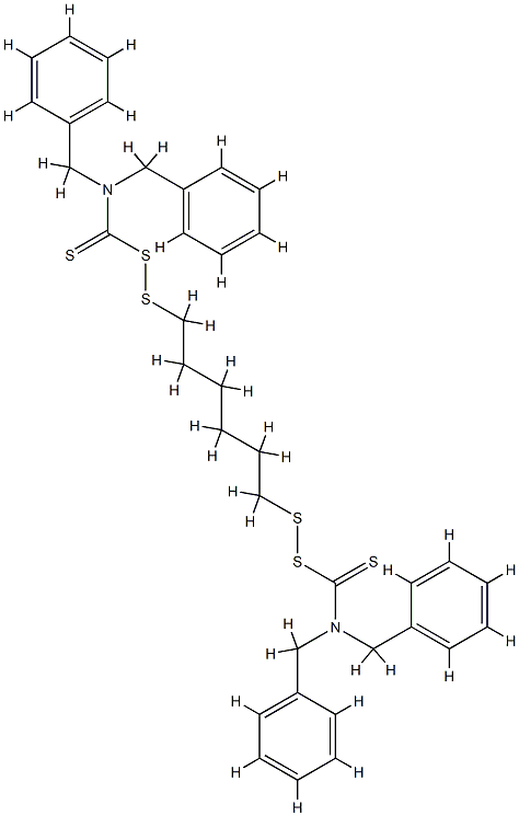 1,6-Bis(N,N′-dibenzylthiocarbamoyldithio)-हेक्सान