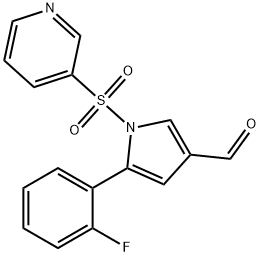 1H-Pyrole-3-carboxaldehyde, 5-(2-fluorophenyl)-1-(3-pyridinylsulfonyl)-