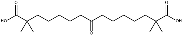 2,2,14,14-tetramethyl-8-oxopentadecanedioic एसिड