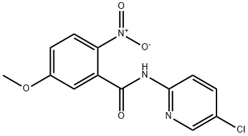 2-नाइट्रो-एन-(5-क्लोरो-पाइरिडिन-2-yl)-5-मेथोक्सी-बेन्जामाइड