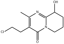3-(2-क्लोरोइथाइल)-6,7,8,9-tetrahydro-9-hydroxy-2-methyl-4H-pyrido[1,2-a]pyrimidin-4-one