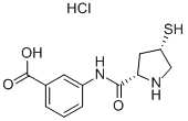 3-[(2S,4S)-4-Mercaptopyrrolidine-2-carboxamido]बेन्जोइक एसिड हाइड्रोक्लोराइड