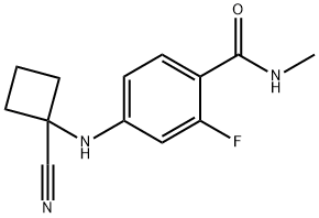 4-((1-cyanocyclobutyl) amino)-2-fluoro-N-methylbenzamide