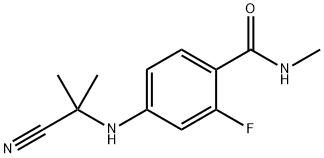 4-(2-CYANOPROPAN-2-YLAMINO)-2-फ्लोरो-एन-मेथाइलबेन्जामाइड