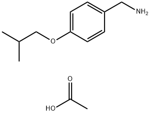 4-(2-Methylpropoxy) बेन्जेनेमेथेनामाइन एसीटेट (1:1)