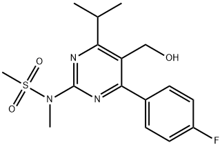 4-(4-फ्लुरोफेनिल)-6-isopropyl-2-[(N-methyl-n-methylsulfonyl) amino]pyrimidine-5-yl-methanol