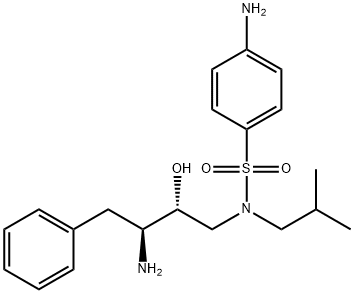 4-AMINO-N-[(2R,3S)-3-Amino-2-HYDROXY-4-PHENYLBUTYL]-N-ISOBUTYLBENZENE-1-सल्फोनामाइड