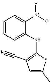 5-मिथाइल-2-[(2-नाइट्रोफेनिल) एमिनो]थियोफिन-3-कार्बोनिट्रिल