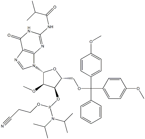 5'-O-(4,4-Dimethoxytrityl)-2'-O-methyl-N-isobutyrylguanosine-3'-(2-cyanoethyl-N,N-diisopropyl) phosphoramidite