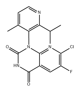 7-chloro-6-fluoro-(1M)-1-[4-methyl-2-(propan-2-yl)pyridin-3-yl]pyrido[2,3-d]pyrimidine-2,4(1H, 3H) - dione