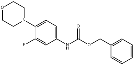 benzyl ester3-Fluoro-4-morpholin-4-ylphenyl) carbamic एसिड