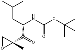 कार्बामाइक एसिड, N-[(1S)-3-Methyl-1-[[(2R)-2-Methyl-2-oxiranyl]carbonyl]butyl]-, 1,1-diMethylethyl ester