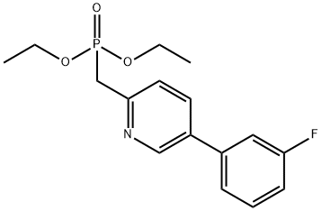 डाइथाइल ((5-(3-फ्लोरोफेनिल)पाइरिडिन-2-yl)मिथाइल) फास्फोनेट