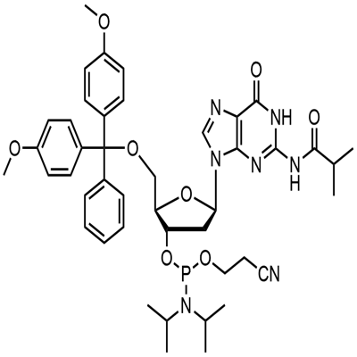DMT-dG(ib) फास्फोरामिडाइट