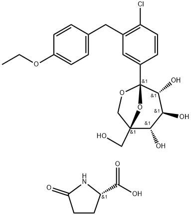 Ertugliflozin L-pyroglutamic एसिड