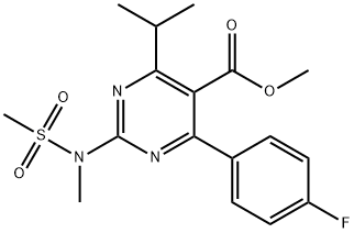मिथाइल 4-(4-फ्लोरोफेनिल)-6-isopropyl-2-[(N-methyl-N-methylsulfonyl) amino]pyrimidine-5-carboxylate