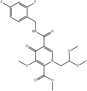 मिथाइल-5-(2,4-difluorobenzylcarbaMoyl)-1-(2,2-diMethoxyethyl)-3-Methoxy-4-oxo-1,4-dihydropyridine-2-carboxylate
