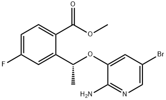 मिथाइल(R)-2-(1-((2-amino-5-bromopyridin-3-yl)oxy)ethyl)-4-fluorobenzoate