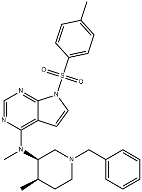 N-((3R,4R)-1-Benzyl-4-methylpiperidin-3-yl)-N-methyl-7-tosyl-7H-pyrrolo[2,3-d]pyrimidin-4-amine