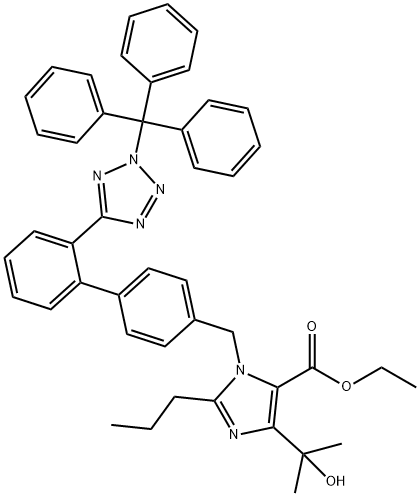 N-Trityl Olmesartan इथाइल एस्टर