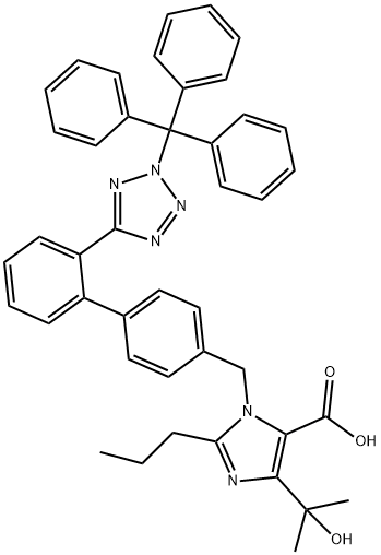 N2-Trityl OlMesartan एसिड